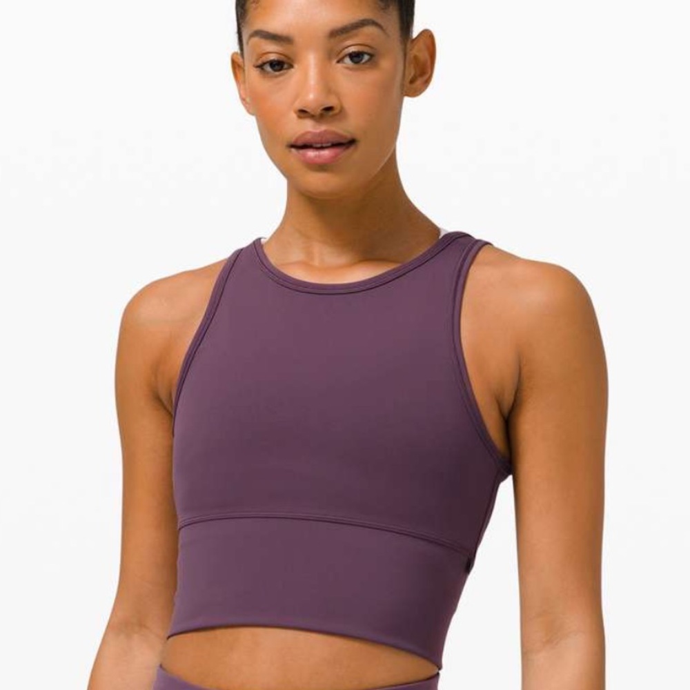 Lululemon Power Pivot Tank Grape Thistle 12.5” PTP